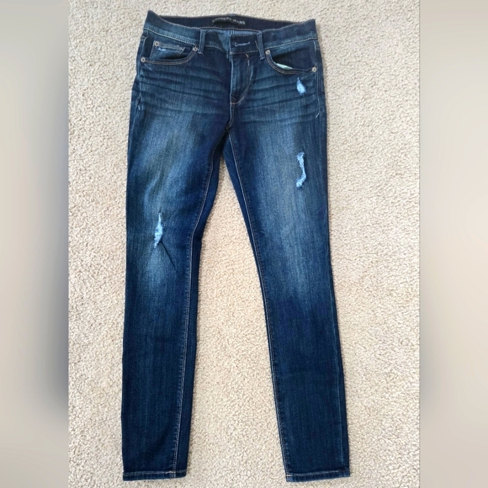 Express Mia Mid-Rise Skinny Jeans Size 4